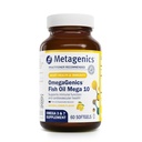 Metagenics אומגהGenics Mega 10 אומגה תוספת - עם אומגה 7, 330 מ"ג EPA & 170 מ"ג DHA לבריאות הלב *- Sustainably Sourced & No Fishy Aftertaste - Non-GMO & Gluten-Free - 60 Softgels