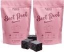 Bt Root Gummies with Cherry Flavor, Beet Chewables with added Grape Seed Extractd Extractd Extractd - צבע טבעי ופלאמור - Chews for Workout, בריאות ודימום בריאות (120ct)