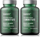 Tinnitus הקלה לרינג אוזניים, 1200MG Tinnitus הקלה תוספת, עבור אובדן שמיעה וצלצול ו- Tinnitus הקלה,240 Softgels (2pack)