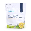 NuEthix Formulations NU-LYTES Electrolytes hydrotion Packets, Zero Calories, Zero Sugar, Zero Carbs, Non-GMO, Electrolytes אבקת Packets, Glycogen Replenishment, 15 משרתים (Lemon Lime)