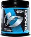 שריר Feast 8 Hour Energy Keto-Friendly Sugar-Free Zero Calorie Pre-Workout, Blue Ice Pop, 300g