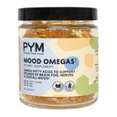 אומגה 3 תוספת של PYM for Mood and Emotional Support (60 Count) | אומגה 3 Fatty Acids, DHA, EPA & ויטמין E | Non-GMO, Gluten-Free, No Sugar נוסף