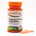 Papaya פירות Digestive, שיפור העיכול, Tasty Flavor, Enzyme תוספת, עבור Bloating and Constipation, Gas Relief, 180 טבליות צ'ירוק