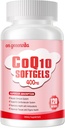 CoQ10-400mg-Softgels עם PQQQ, BioPerine & אומגה 3, Coenzyme Q10(Ubiquinone) תוסף עבור High-Absorption, Powerful-Antioxidant, תומך Heart & Energy- Production, 120 משרתות