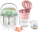 GloDeals Pill מארגנת, Pill Crusher, Cutter ו-Splitter