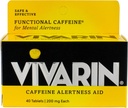 Vivarin alertness Aid Tablet 40 Count 200mg Tablets (4 Pack)