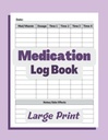ספר התרופות: פשוט Logbook כדי להקליט תרופות, ויטמינים ו / או תוספים מדי יום. ליצור מספר רב של דוס ותופעות לוואי. 8.5x11 גלולות Tracker, וכל ימי הביניים או האחיות / Caregivers. סגול.