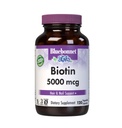 Bluebonnet Nutrition Biotin5,000 mcg, שיער וניק תמיכה *, Non-GMO, טבעוני, מוסמך כשר, Gluten-Free, Soy-Free, Milk-Free, 120 קפסולות ירקות, 120 משרתים