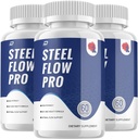 Steel Flow Pro תוסף לגברים - SteelFlowPro Advanced Energy Pills, SteelFlow Pro תוספי Still Flow Pro for Men Health Supplement, ביקורות (3 Pack - 180 קפסולות)