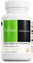 DAVINCI מעבדות Curcumin C3 Complex - תוספת תזונתית לתמיכה פונקציית גלבסולן ו Liver בריא - עם Curcuminoids ו bioperine פירות לחלץ - Gluten-Free - 60 קפסולות צמחוניות