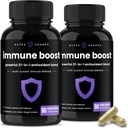 NutraChamps 27 ב 1 Immune תמיכה תוסף, 90 קפסולות הגנה אלומיניום, 1000 מ"ג ויטמין C, 5000 IU D3, Elderberry, Zinc, 1 מיליארד CFU Probiotics & More (Pack של 2)
