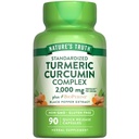 האמת של Nature's Truth Turmeric Curcumin קפסולות | 90 Count | עם 95% סטנדרטיים Curcuminoids ו bioperine | Non-GMO ו- Gluten Free Supplement