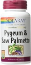 Solaray Pygeum ו- Saw Palmetto תוסף, 60 Count
