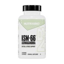 NutraBio Ashwagandha KSM-66 | Ashwagandha Herbal Supplement for Stress, Mood, & Performance | 600 MG of Clinically למד KSM66 60 קפסולות