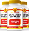 NutraRize (Pack of 3 Sweet Recovery Glycogen Support, תמיכה משותפת, קפסולות תמיכה רשמית Glycogen, Joint Support Formula Blood Vessel Cleaner Reviews (180 קפסולות)