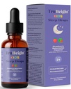 TruHeight Kids Sleep Tincture Ages 2+ (Watermelon Flavor) - תינוקות, טודלרים וילדים טבעיים Sleep Aid - Baby, Toddler, Child Melatonin 2 Year Old+ - ויטמין B6, Riboflavin, Zinc, Copper, Lemonm Balm, Balm