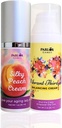 Menopause Rebalancing Bundle: Silky Peach Estriol Cream & Vibrant Third Progesterone Cream לנשים. Bioidentical Estrogen & Progesterone for Hot Flashes, Vaginalייבושness, Sleep Issues & Brain Fog