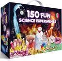 UNGLINGA 150 ניסויים מדע Kits for Kids Boys Girls, S.T.E.M Kit Toys Gifts רעיונות יום הולדת חג המולד, הכימיה פורצת ג'דות, וולקו, פרויקט פעילויות חינוכיות לפיזיקה