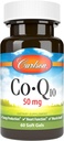 קרלסון - Co-Q10, Co-Enzyme Q10, 50 מ"ג, ייצור אנרגיה ותפקוד הלב, 60 Softgels
