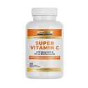 המעבדה Gold Super ויטמין C 1000mg - Immune System Support - מכיל Bioflavonoids Complex & Quercetin - Non-Acidic, non-GMO, Gluten Free, Vegan - 120 קפסולות (2 חודשים אספקה)