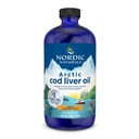 Nordic Naturals Arctic Cod Liver Oil, Orange - 16 oz - 1060 מ"ג אומגה 3 עם EPA & DHA - Heart & Brain Health, Immunity בריאות, כלל בריאות - Non-GMO - 96 משרתים