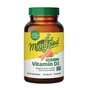 Mega Food ויטמין D3 1000 IU (25 mcg) - תוספי ויטמין D עם מזון אמיתי, תמיכה בשומן, תמיכה בעצמות, שיניים ושרירים, Vegetarian, Gluten-Free, non-GMO, כשר - 90 טבליות, 90 לשרתים, 90 לשרתים, 90 לשרתים, 90 לשרתים.