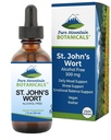 Pure Mountain הבוטנים סנט ג'ונס Wort Tincture - נוזל כשר St. John's Wort אלכוהול חינם לחלץ 500 מ"ג טבעוני תוספת