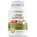 תמיכה Liver - Natural Milk Thistle ו- Zinc תוסף - Helps Detox וניקוי The Liver, תומך בבריאות העיכול ו Detoxification - 60 קפסולות Veggie (30 ימים אספקה)