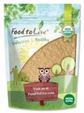 מזון לחיות אורגני Amla Berry אבקה (Amalaki), 8 Oz non-GMO הודי אווזברי, Raw, Pure, Finely Ground, כשר, טבעוני. עשיר באנטיoxidant, ויטמין C. גדול עבור Smoothies, Shakes, Yogurt, Juices