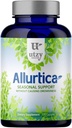 Utzy Naturals Allurtica | Herbal Supplement with Quercetin ו Sting Nettle | תמיכה עונתית למבוגרים ולילדים | Nonrowsy | 120 קפסולות