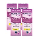 Monistat Chafing אבקת גל, הגנה לטווח ארוך על אזור ביקיני, Tגבהים ו Bra Lines, 1.5 Oz, Pack של 4