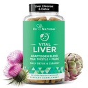 Vital Liver ניקוי של Detox & תיקון - 9-in-1 Liver תמיכה תוסף - Milk Thistle, Artichoke Extract, Turmeric, Fitogens - Optimal Liver Function and Digestive Health - 60 קפסולות רכה צמחונית
