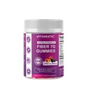 Vitamatic Preביוטיקה סיבים חניכיים למבוגרים, 7G תוספת כוח, Zero Sugar הוסיף, 240 חניכיים מבוססות Pectin, בריאות רגילה ותמיכה