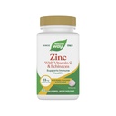 Nature's Way Zinc Lozenges עם ויטמין C & Echinacea, תוספי Zinc לגברים ונשים, Immune Support *, Wild Berry Flavor, 60 Lozenges (Packaging May Vary)