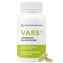 Physician עיצב VARS Liposomal Glutathione קפסולות - פטנט על Antioxidant נוזל דיאטה תוספת, Anti-Aging, Detoxification, Fortify Immune System, Energy Management Skin Brighting, 60 ספירה