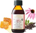 Urban Moonshine Immune זום - Fast-Acting Immunity Boost - Organic Elderberry Syrup - Echinacea - Raw Honey - Certified Organic - Natural - 4.2