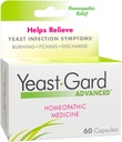 YeastGard Advanced Homeopathic Remedy קפסולות - 60 ספירת בקבוק