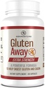 תוסף תזונה חינם - תוספת חיזוק Enzyme Health Gluten & Casein, Slower Digestion לשחרר חלבונים Amino Acid ב Bloodstream עבור גברים ונשים - 60 קפסולות.