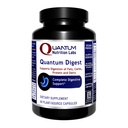 Quantum Nutrition Labs קוונטית Digest Digest - Digestive Health Enzymes for Women and Men, Digest Support for Gut Health, Fully Active Green Enzyme Pills - 60 קפסולות צמחוניות