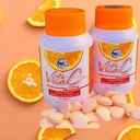 ויטמין C & Ascorbic Acid1000mg, Cheawable for Skin Supports & Healthy Immune System - 60tablets
