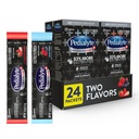 Pedialyte AdvancedCare Plus Electrolyte אבקת, יש 33% יותר אלקטרוליטים ו-PreActiv Prebiotics, Variety Pack: ברי פרוסט ו-Strwberry להקפיא, 24 אבקות