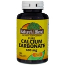 כדור הארץ Calcium Carbonate 600mg Tablet 100 ct (חבילה של 2)