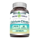 פורמולה מדהימה Calcium Citrate 1000 Mg | Tablets Supplement | Non-GMO | Gluten-Free | Made in USA (1 Pack | 240 Count)