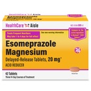 HealthCareAisle Esomeprazole Magnesium Delayed-Release Tablets, 20 מ"ג - 42 Count - Acid מופחתr, מספק Heartburn Relief