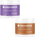 Amla אבקה & Green Tea Superfood תוספת עם Elderberry & Pumpkin Spice, אורגני, טבעוני, 30 משרתים