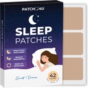 Sleep Patches for Adults Plus Power | Easy-to-Apply Sleep Patch with Melatonin & Valan | רסן & Wake Up מרעננים | Long-Lasting Night Comfort for Men & Women | 42 Patches