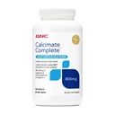 GNC Calcium שלם 800 מ"ג תוסף, תומך בהכחשה העצם, משפר את Calcium Absorption, 60 משרתים