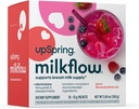 UpSpring Milkflow Electrolyte Breastfeeding תוספת משקה לערבב עם Fenugreek | ברי פלאפור | תוספת של Lactation כדי לתמוך חלב אספקת חלב השד ולשחזר אלקטרוליטים | 16 משקאות Mixes