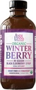 אנדי לין's Winterberry Black Elderberry Syrup - כולל Black Elderberries, Cinnamon, ג'ינג'ר, Honey & Lemon - Immune Support for Whole Family - אורגני & Great Tasting Syrup 4oz