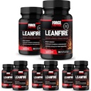 כוח גורם LeanFire, Pre Workout Energy Pills עם תמצית תה ירוק וקפאין כדי להגדיל את האנרגיה, לבנות שריר Lean, לשפר את ביצועי אתלטיקה ולשפר את המיקוד, 30 הרוזן (Pack of 8)